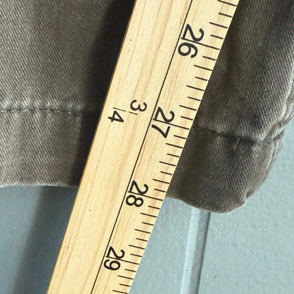 Carhartt B324 Dark Coffee Faded Canvas Double Knee Dungaree Carpenter Pant 40x30